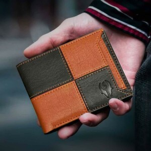 Formal Brown Artificial Leather Wallet