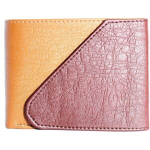Tan Artificial Leather Wallet