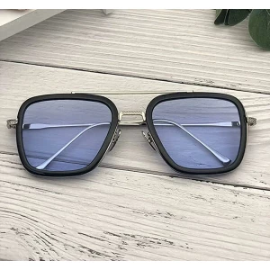 Square Sunglasses Silver Frame (KA-0069)