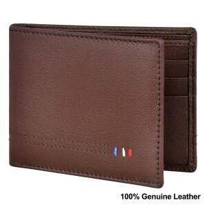 Umber Brown RFID Blocking Leather Wallet for Men