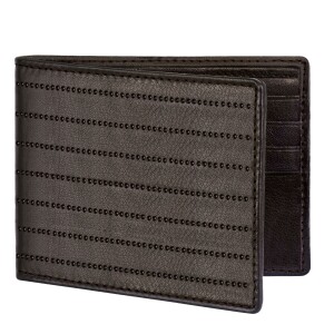 Dark Brown RFID Blocking Leather Wallet for Men